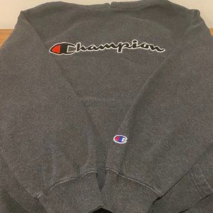 Champion - Gray Hoodie - XL